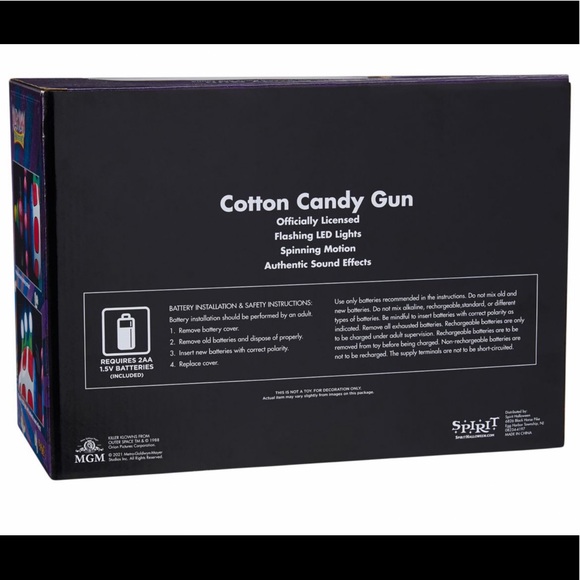 New Killer Klowns From Outer Space Cotton Candy Gun Halloween - Picture 4 of 4